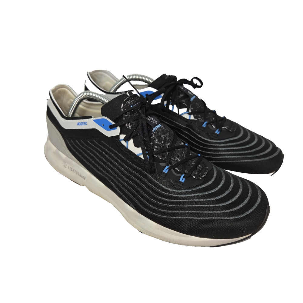 Adidas Adizero Parley Mens Sz 10.5 Lightweight Running Shoes Sneakers Black